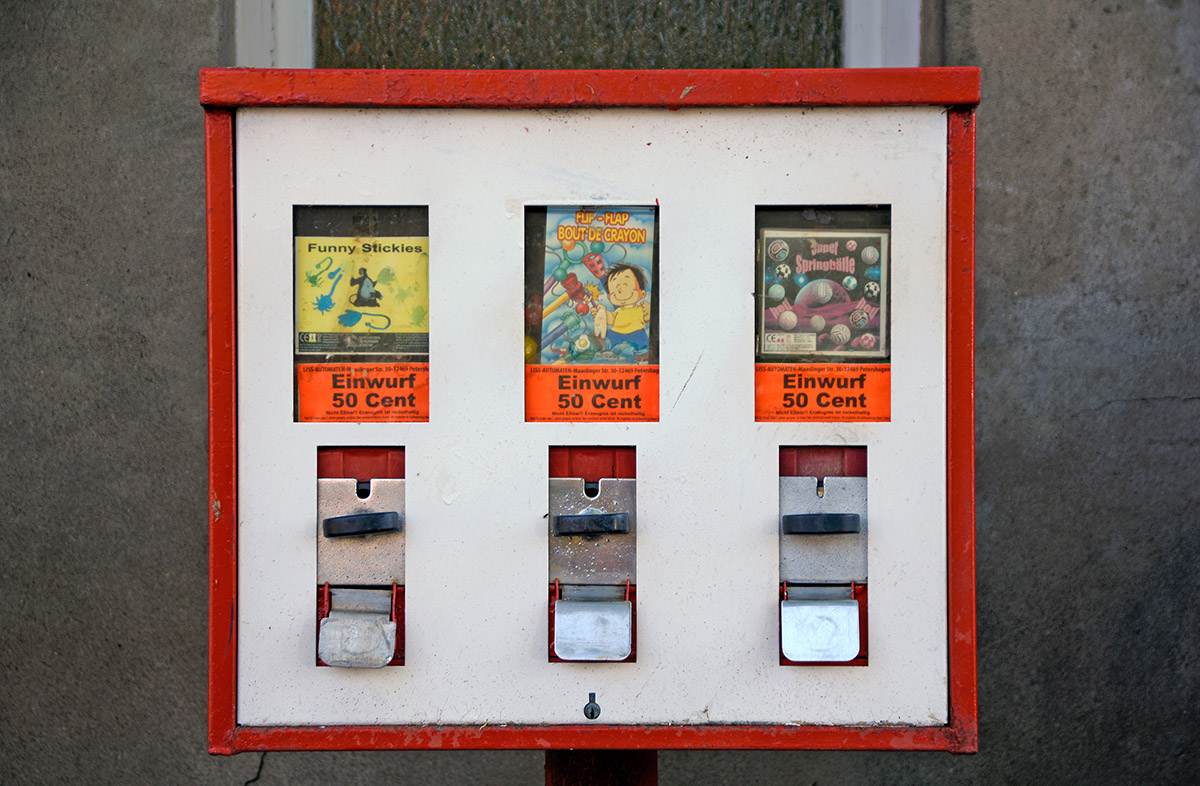 ihr Kommen Sie Pence ring kaugummiautomat berlin Wirtin Mikroskop