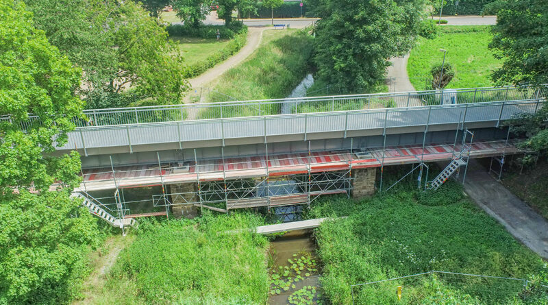 Sanierung der Radwegbrücke in Kürze abgeschlossen