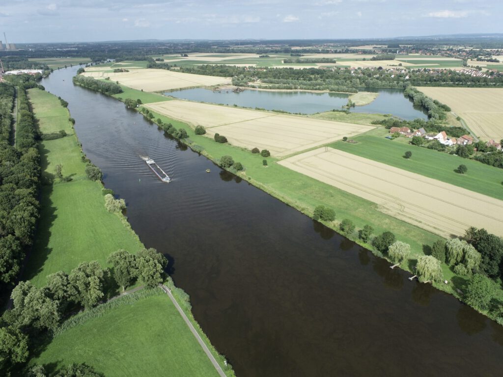 Der vom Landschaftsplan abgedeckte Bereich umfasst größtenteils Bereiche einer drei bis fünf Kilometer breiten Rinne, die von der Weser während der Eiszeit in den Untergrund gefräst und mit Kies und Sand aufgefüllt worden ist – das Wesertal. Foto: Dietmar Meier