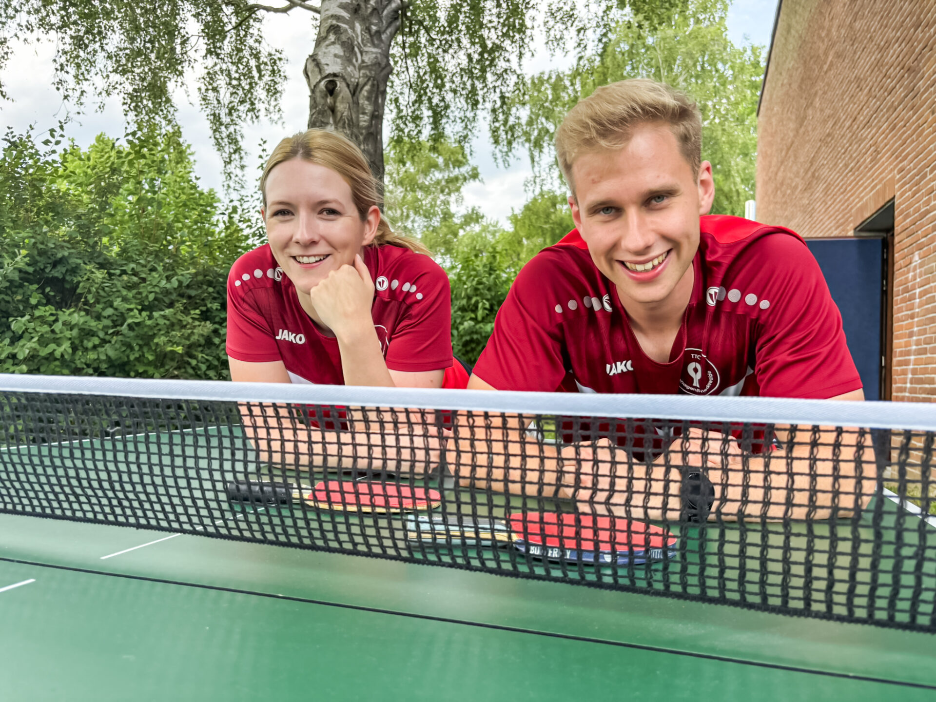 Ein Leben ohne Tischtennis? Für Franziska Gruse und Jannik Mielke kaum vorstellbar. Foto: Jessica Höffner