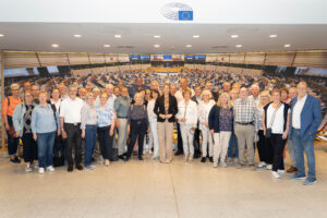 Politisch Interessierte besuchten jetzt die EU-Abgeordnete Verena Martens (CDU) in Brüssel. Foto: privat