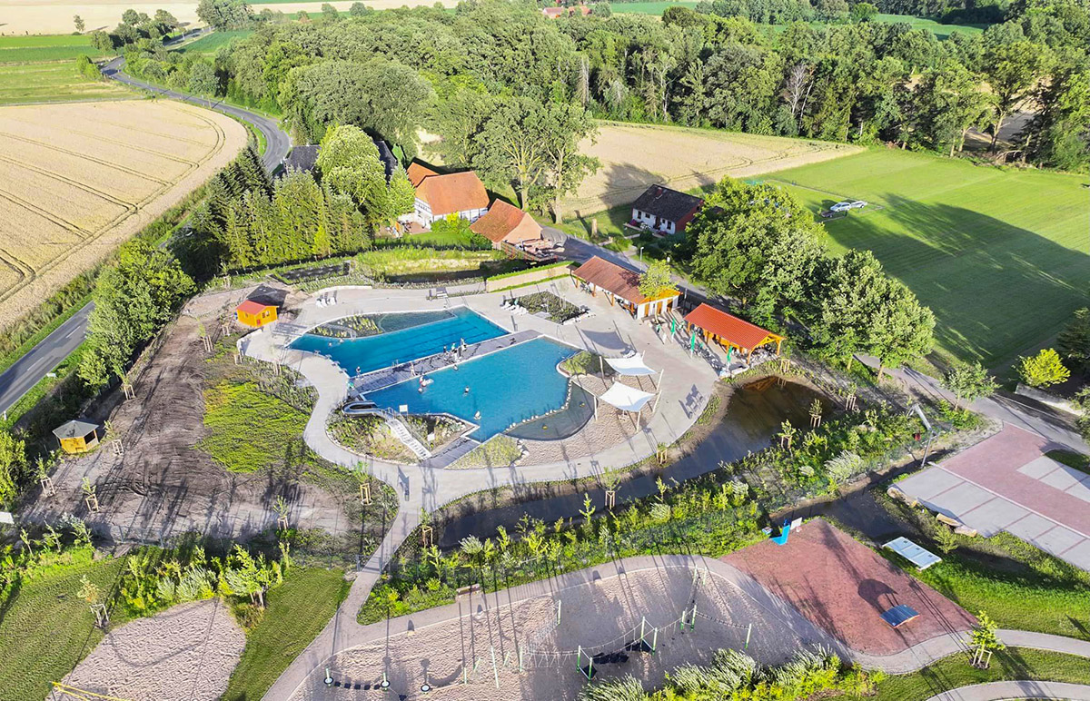 Das Naturbad in Großenvörde. Foto: ddm