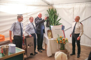 Die Löschgruppe Buchholz/Großenheerse hat ihr 100-jähriges Bestehen gefeiert. Foto: kri
