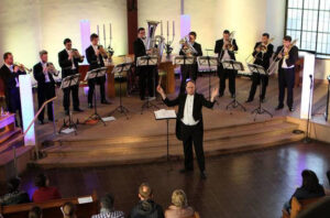 Das Blechbläserensemble Genesis Brass. Foto: privat