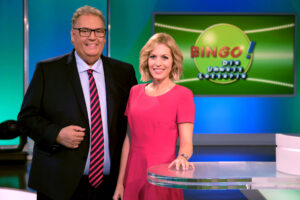 Das Bingo-Duo Michael Thürnau und Jule Gölsdorf. Foto: TV Plus GmbH