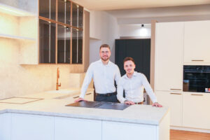 Die beiden Inhaber Christian Heisler (l.) und Vadim Bensack. Foto: kri