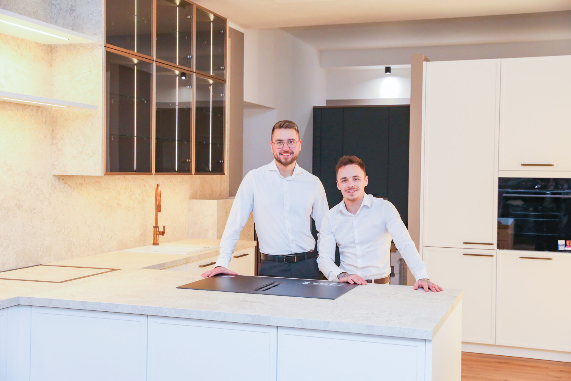 Die beiden Inhaber Christian Heisler (l.) und Vadim Bensack. Foto: kri