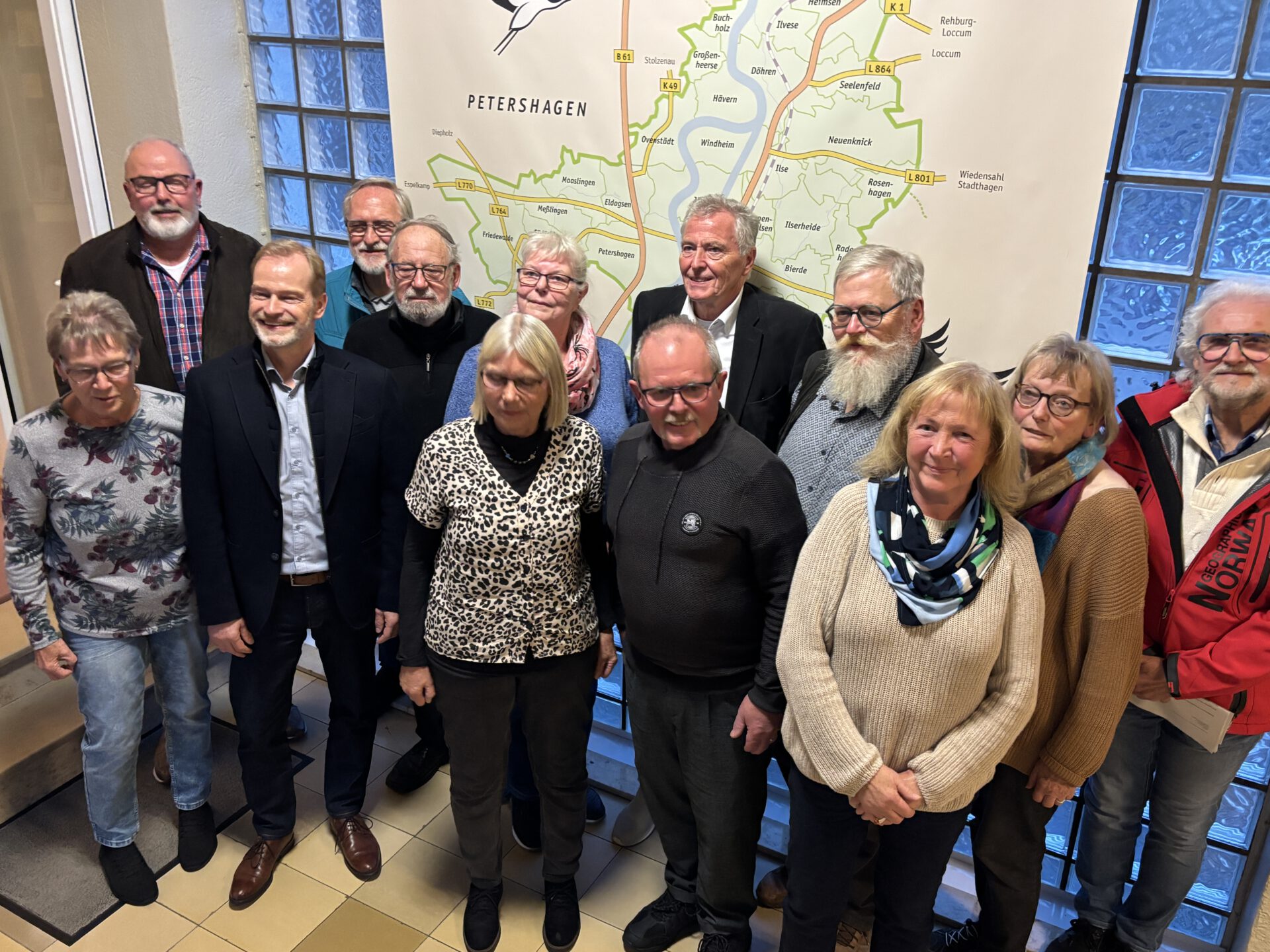 Die Seniorenvertreter mit dem Vorsitzenden Karl-Christian Ebenau (4. von rechts). Foto: Jessica Höffner