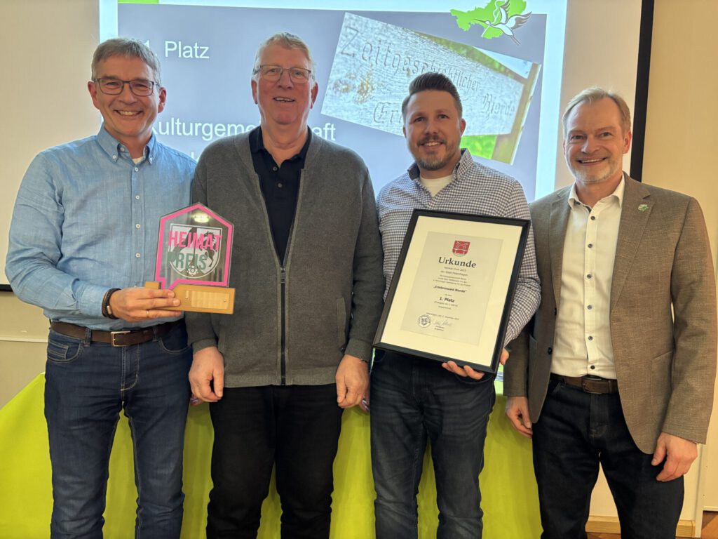 Die Kulturgemeinschaft Bierde hat den Heimat-Preis der Stadt Petershagen gewonnen. Foto: Jessica Höffner