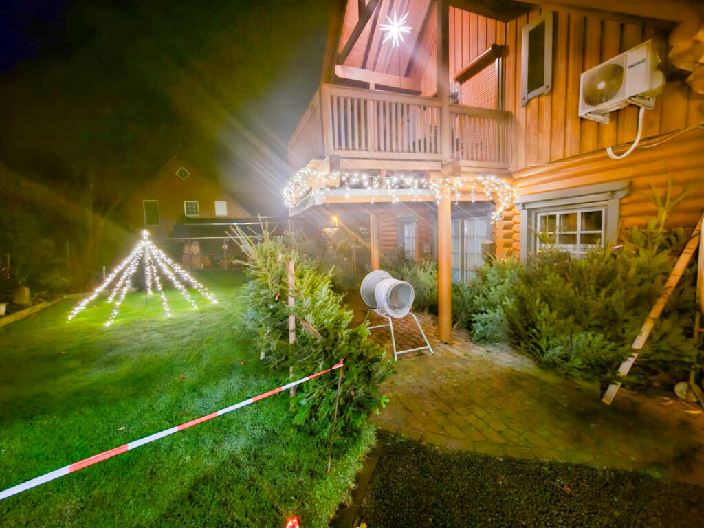 Familienzeit trifft Weihnachtsbaum. Foto: privat