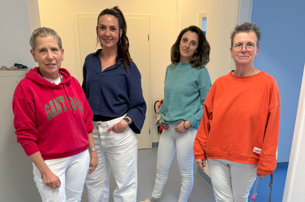 Dr. med. Ute Gartung, Franziska Möller, Anna Kareliadou und Heike Hannen (von links) Foto: privat