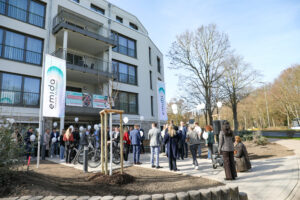 Die neue Marien Residenz bei der Eröffnung in Minden. Foto: Krischi Meier