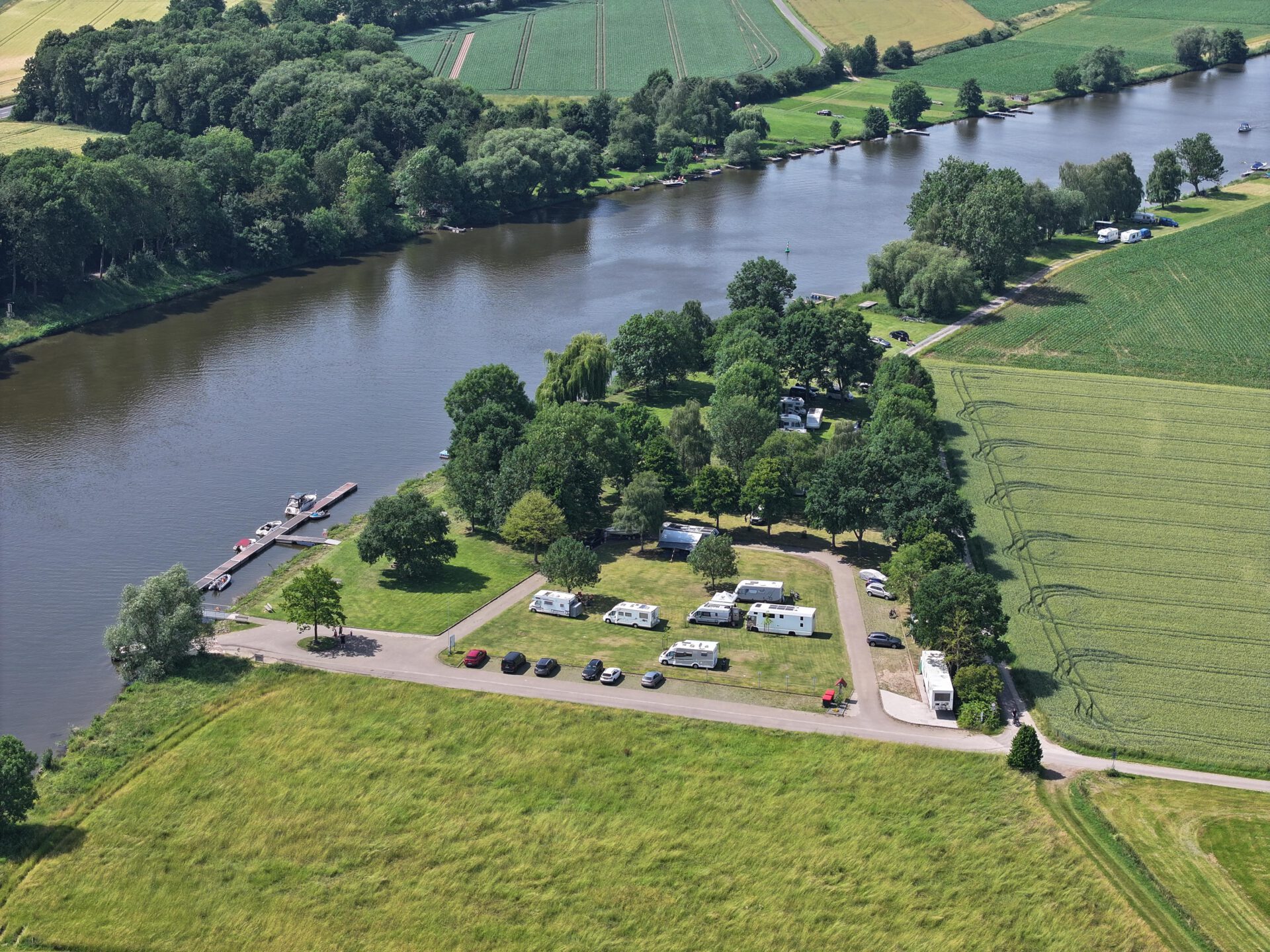 Der Schiffsanleger in Heisterholz. Foto: Dietmar Meier