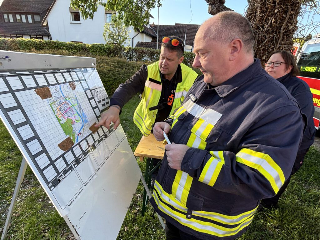 Detailliert wurde der Einsatz protokolliert. Foto: Jessica Höffner