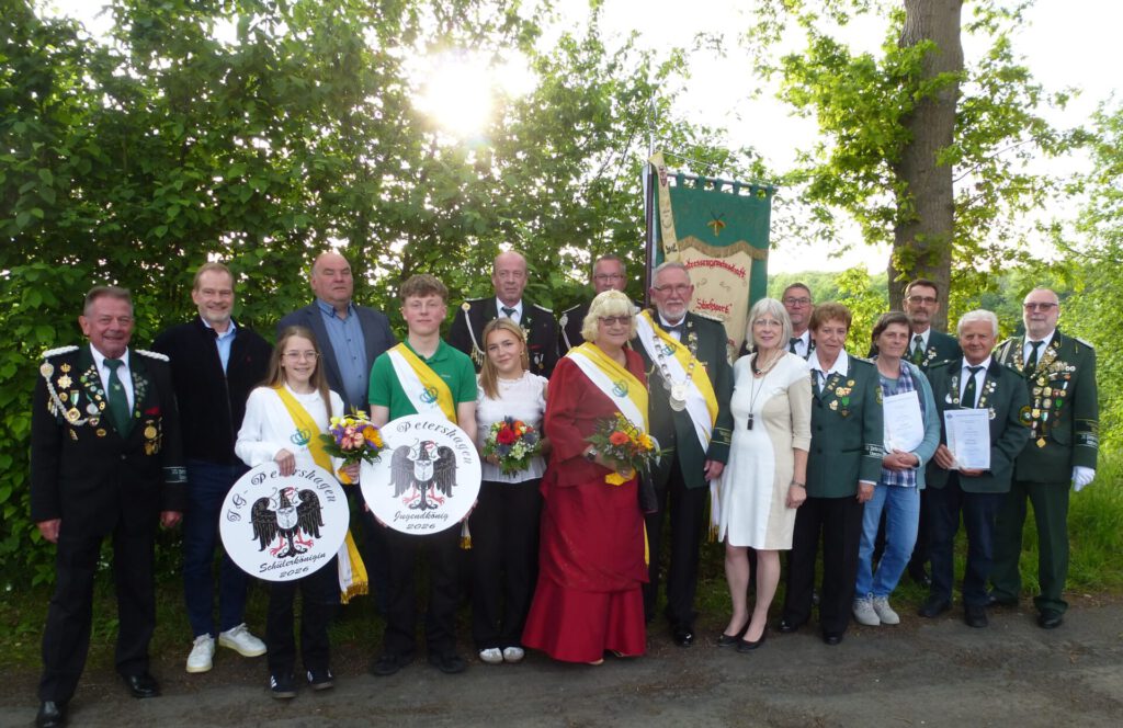 Königsproklamation in der IG-Petershagen. Foto: privat