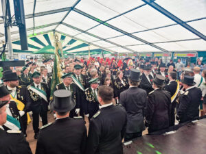 Das Todtenhauser Schützenbataillon freut sich auf Tage voller Gemeinschaft, Musik, Party und Tradition. Foto: privat