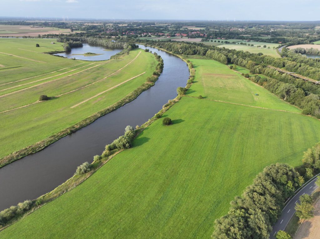 Der Weserbogen nördlich von Windheim. Foto: Dietmar Meier