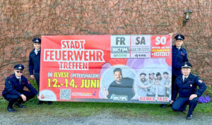 Die Löschgruppe Ilvese freut sich auf zahlreiche Gäste beim Stadtfeuerwehrtreffen auf dem Festplatz. Foto: Dietmar Meier