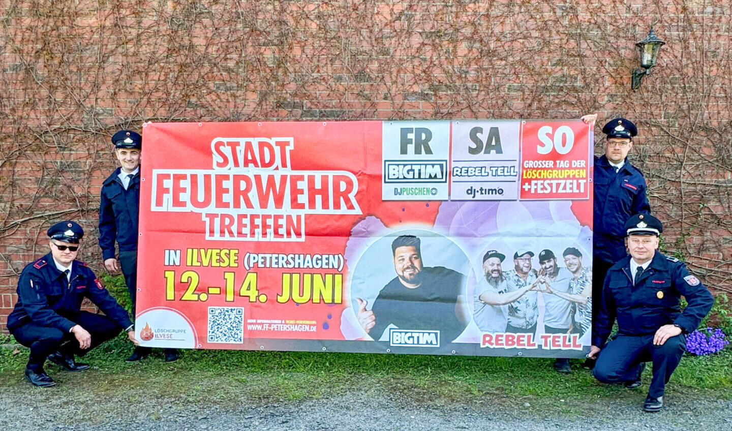 Die Löschgruppe Ilvese freut sich auf zahlreiche Gäste beim Stadtfeuerwehrtreffen auf dem Festplatz. Foto: Dietmar Meier