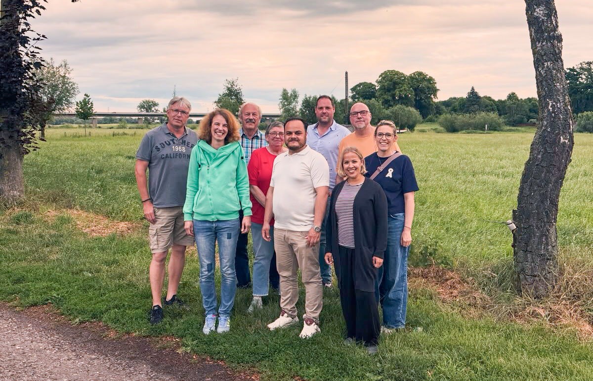 Der neue Vorstand der Kulturgemeinschaft Petershagen. Auf dem Foto fehlt der Ortsheimatpfleger Uwe Jacobsen. Foto: privat
