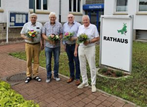 Die alten und neuen Schiedsleute. Foto: Stadt Petershagen