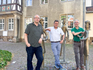 Stefan Klusmeyer (v.l.),  Eckhard Krause und Christian Döhler.   Foto: jh