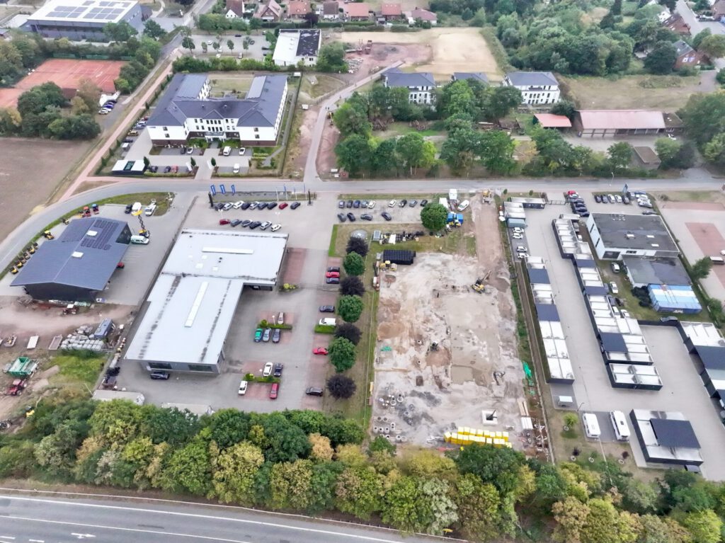 Hier entsteht der neue McDonalds in Lahde. Foto: ddm